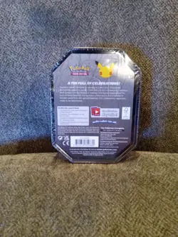 Pokemon TCG Lance’s Charizard V Celebration Tin. 25th Anniversary Factory Sealed - Image 2