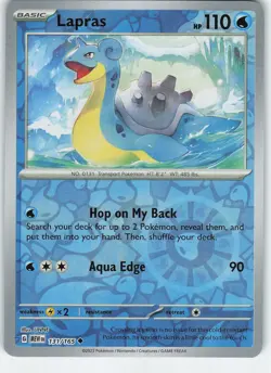 Lapras 131/165 Uncommon Reverse Holo SV: Scarlet & Violet 151 NM Pokemon - Image 1