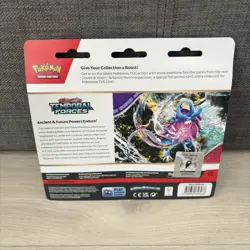 Pokemon TCG Scarlet & Violet Temporal Forces Triple Blister Pack - Cleffa Promo - Image 2