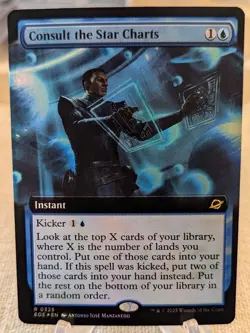Consult the Star Charts (Extended Art) 325 MTG Edge of Eternities FOIL - Image 1