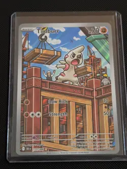 Pokemon Timburr 125/086 Black Bolt NM - Image 1