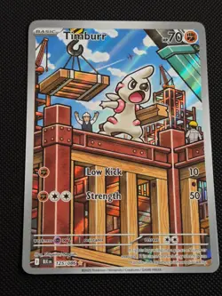 Pokemon Timburr 125/086 Black Bolt NM - Image 2