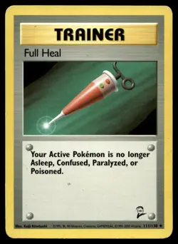 Full Heal Base Set 2 111/130 MP Pokemon TCG | Buy 10 Get 10 Free - Image 1