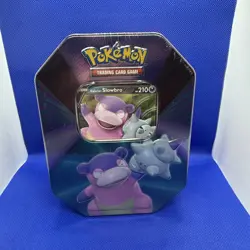 LOT OF 2 - Pokemon TCG V Forces Tin - Lucario & Slowbro Brand New Factory Sealed - Image 4