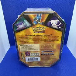 LOT OF 2 - Pokemon TCG V Forces Tin - Lucario & Slowbro Brand New Factory Sealed - Image 5