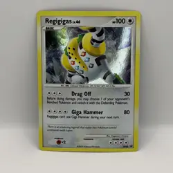 2009 Regigigas DP40 Pokemon Diamond and Pearl Holo Near Mint - Image 1