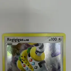 2009 Regigigas DP40 Pokemon Diamond and Pearl Holo Near Mint - Image 4