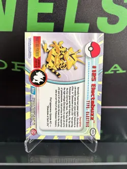 Topps Pokemon TV Animation Series 3 - Electabuzz #125 Blue Logo - Image 2