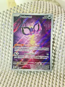 Pecharunt SVP 129 Promo Pokemon Shrouded Fable ETB Black Star Promo English NM#1 - Image 3