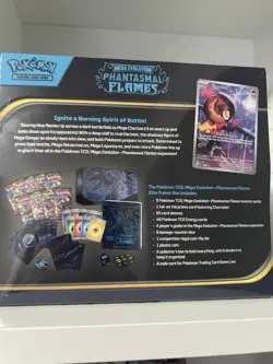 Pokemon TCG: Mega Evolution Phantasmal Flames Elite Trainer Box Factory Sealed - Image 3