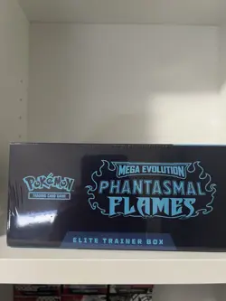 Pokemon TCG: Mega Evolution Phantasmal Flames Elite Trainer Box Factory Sealed - Image 5