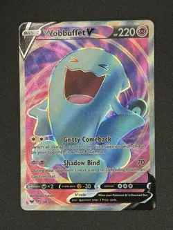 Pokemon Sword & Shield Base Set - Wobbuffet V 191/202 - Image 1