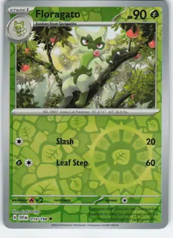 Floragato 014/198 Reverse Holo SV01: Scarlet & Violet Base Set NM Pokemon - Image 1