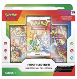 (SET OF 2) Pokemon First Partner Series 1 Illustration Collection PRESALE - Image 1