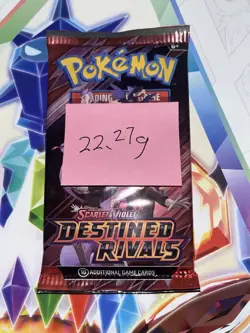 (VERY HEAVY) 22.27g Pokemon TCG Destined Rivals Booster Pack (SEALED)✅ - Image 2