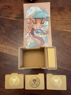 Premium Yu-Gi-Oh deck boxes: ManaMoon Tenpai dragon and Gemtek Fire King + bonus - Image 4