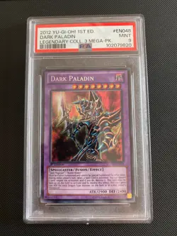 Yugioh! DARK PALADIN 1st Edition LCYW-EN048 English Secret Rare PSA 9 - Image 1