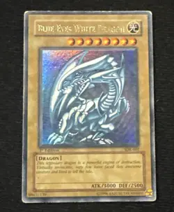 Blue-Eyes White Dragon SDK-001 1st Edition Yugioh! 2002 Kaiba - Image 3