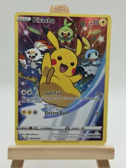 Pikachu Holofoil SWSH: Sword & Shield Promo Cards SWSH020 Pokemon TCG - Image 1