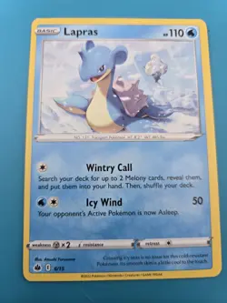 Lapras 6/15 - McDonalds 2022 Promo Pokemon Card LP - Image 1