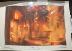 Rob Alexander Signed Print Blood Crypt Numbered 490/950 Magic MTG - Image 1