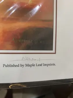 Rob Alexander Signed Print Blood Crypt Numbered 490/950 Magic MTG - Image 3