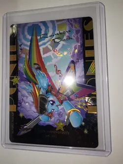 Kayou My little Pony Eternal Glory Moon vol. 8 Ultmate ZR card Rainbow Dash - Image 3