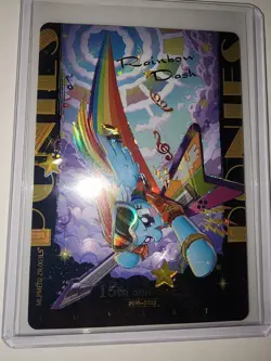 Kayou My little Pony Eternal Glory Moon vol. 8 Ultmate ZR card Rainbow Dash - Image 4