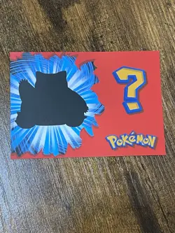 Snorlax #143 - Cracked Ice - Who's That Pokemon 2025 - Pokemon Card NM - Image 2