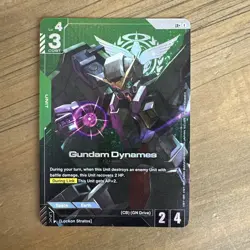 Gundam Dynames ST07-005 LR+ 1 Textured Foil Gundam Card Game NM/M - Image 1