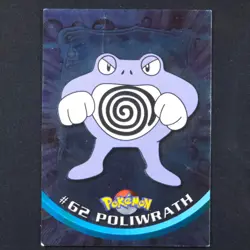 Poliwrath 62 Foil - Topps Series - Pokemon Card - Image 1