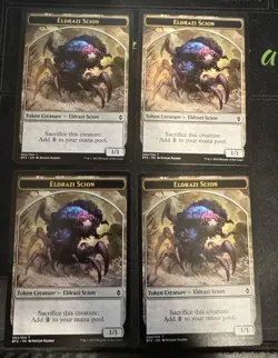 Eldrazi Scion 004 token X4 Battle for Zendikar Magic the Gathering mtg - Image 1