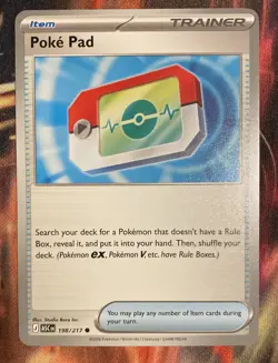 Pokemon TCG Poke Pad 198/217 Me: Ascended Heroes Regular 2026 NM Playable Card - Image 1