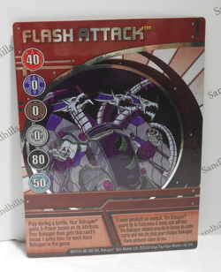 Bakugan Card - Flash Attack - Holo Foil Red Ability Card - BAF642 - 6/6 - 2009 - Image 1