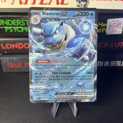 Blastoise ex 009/165 Scarlet & Violet 151 Ultra Rare Holo Pokemon Card - Image 1