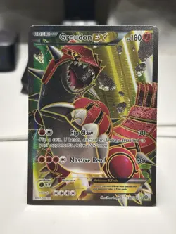 Pokemon Groudon EX Primal Clash Holo Card 150/160 Near Mint Condition - Image 1