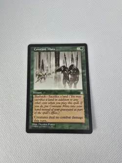 Wizards Constant Mists 1998 Instant Green Regular Dermot Power MTG - Image 2