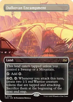 Dalkovan Encampment Borderless Tarkir: Dragonstorm NM MTG - Image 1