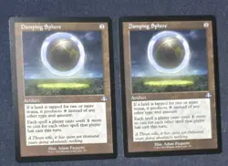 2x MTG Magic: The Gathering Damping Sphere Retro DMR Dominaria Remastered - MINT - Image 1