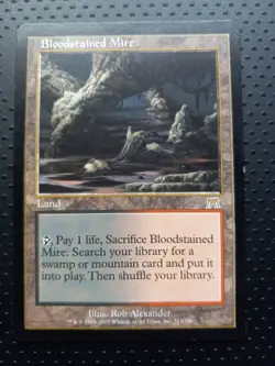 Magic The Gathering MTG Onslaught #313 Bloodstained Mire - Image 1