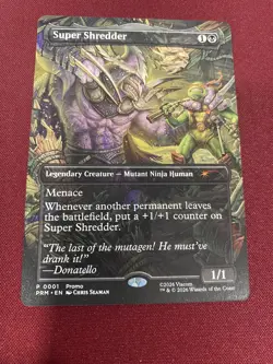 MTG TMT Super Shredder Spotlight Series Promo Nonfoil - Image 1