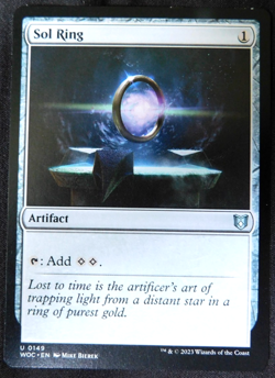 MTG Single - Sol Ring; WOT Series; Lightly Played - Image 1