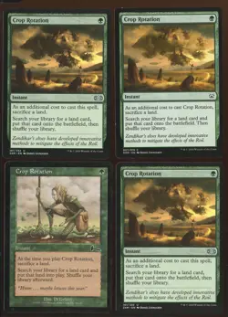 4x Crop Rotation Common NM/LP Deck Double Masters Urza's Playset Magic Gathering - Image 1