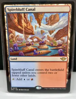 Spirebluff Canal Outlaws of Thunder Junction Magic MTG NM - Image 1
