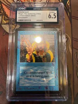 CGC 6.5 Counterspell Limited Edition - Beta Edition Regular - Image 1