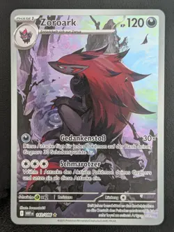 Pokemon Zoroark Illustration Rare Deutsch 143/086 Weiße Flammen Near Mint - Image 1