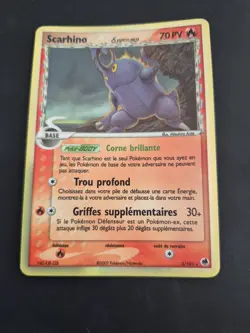 Carte Pokemon Scarhino 3/101 HOLO RARE Bloc EX ile des Dragons FR - Image 1