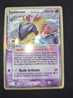 Carte Pokemon Typhlosion 12/101 Holo - Ile Des Dragons - Bloc Ex - Fr Excellent - Image 1
