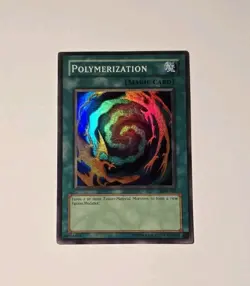 Yugioh Polymerization LOB-059 Super Rare MP - Image 1
