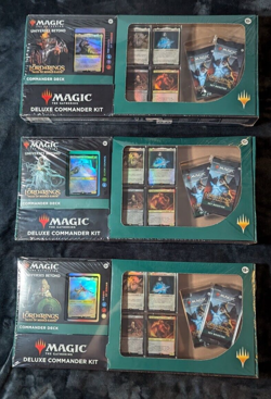 Magic The Gathering Lord Of The Rings Deluxe Commander Kit - Lot / Set of 3!! - Image 1